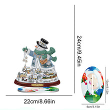 Load image into Gallery viewer, 5D DIY Diamond Xmas Decor Snowman Table Top Diamond Painting Kits (#3)
