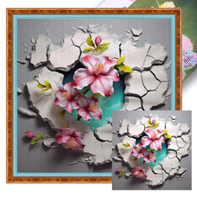 Load image into Gallery viewer, Flowers In The Crack (40*40CM ) 11CT 3 Stamped Cross Stitch
