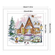 Load image into Gallery viewer, Winter House Warmer (30*26CM ) 14CT 2 Stamped Cross Stitch
