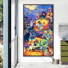 Load image into Gallery viewer, Halloween Park Pok¨¦mon 40*70CM(Canvas) Full Round Drill Diamond Painting
