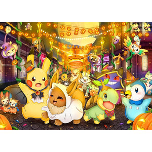 Pok¨¦mon'S Halloween 60*40CM(Canvas) Full Round Drill Diamond Painting