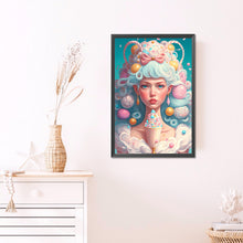 Load image into Gallery viewer, Ice Cream Girl 40*60CM(Picture) Full Round Drill Diamond Painting
