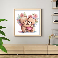 Load image into Gallery viewer, Bear (25*25CM ) 18CT 2 Stamped Cross Stitch
