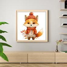 Load image into Gallery viewer, Foxes (25*25CM ) 18CT 2 Stamped Cross Stitch
