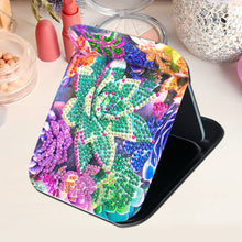 Load image into Gallery viewer, Special Shape Diamond Painting Compact Mirror Flower 5D DIY (#1)
