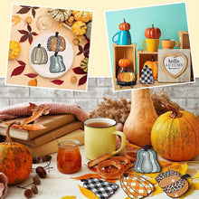 Load image into Gallery viewer, 8PCS Diamond Painting Coaster with Holder Special Shape (Autumn Pumpkin)
