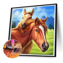 Load image into Gallery viewer, Horse 30*30CM(Canvas) Full Round Drill Diamond Painting
