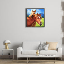 Load image into Gallery viewer, Horse 30*30CM(Canvas) Full Round Drill Diamond Painting
