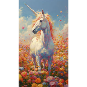 Unicorn 40*70CM(Picture) Full Square Drill Diamond Painting