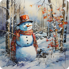 Load image into Gallery viewer, Winter Snowman 40*40CM(Canvas) Full Round Drill Diamond Painting
