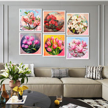 Load image into Gallery viewer, Flowers 30*30CM(Canvas) Full Round Drill Diamond Painting
