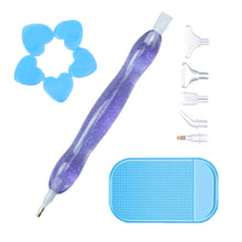 Load image into Gallery viewer, Diamond Painting Tools Kit Diamond Painting Pen Kits Plastic Tips (Purple)
