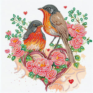 The Sparrow 30*30CM(Canvas) Partial Special Shaped Drill Diamond Painting