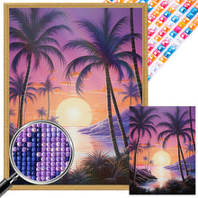 Load image into Gallery viewer, Coconut Beach 30*40CM(Picture) Full Square Drill Diamond Painting
