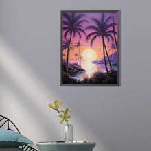 Load image into Gallery viewer, Coconut Beach 30*40CM(Picture) Full Square Drill Diamond Painting
