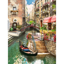 Load image into Gallery viewer, Boat Running Water 30*40CM(Picture) Full Square Drill Diamond Painting
