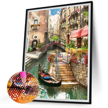 Load image into Gallery viewer, Boat Running Water 30*40CM(Picture) Full Square Drill Diamond Painting
