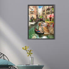 Load image into Gallery viewer, Boat Running Water 30*40CM(Picture) Full Square Drill Diamond Painting
