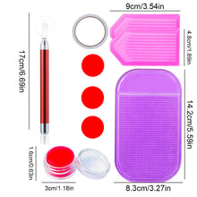 Load image into Gallery viewer, Diamond Painting Tools Kit Art Accessories Tools LED Light (Red)
