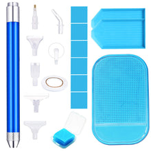 Load image into Gallery viewer, Diamond Painting Tools Kit Art Accessories Tools LED Light (Blue 6 Tips)
