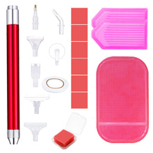 Load image into Gallery viewer, Diamond Painting Tools Kit Art Accessories Tools LED Light (Red 6 Tips)
