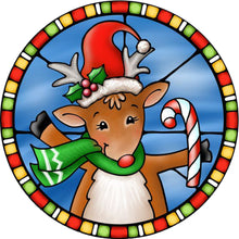 Load image into Gallery viewer, Xmas Fawn (40*40CM ) 11CT 3 Stamped Cross Stitch
