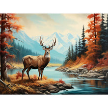 Load image into Gallery viewer, Forest Fawn 40*30CM(Picture) Full Square Drill Diamond Painting
