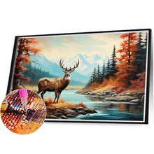 Load image into Gallery viewer, Forest Fawn 40*30CM(Picture) Full Square Drill Diamond Painting
