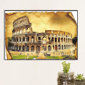 Colosseum 60*40CM(Picture) Full Square Drill Diamond Painting