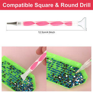 Diamond Painting Tools Kit Rhinestone Picker Tool with Drill Pen (Red)