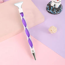 Load image into Gallery viewer, Diamond Painting Tools Kit Rhinestone Picker Tool with Drill Pen (Purple)
