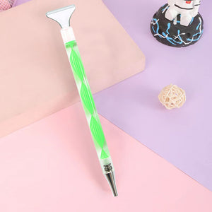 Diamond Painting Tools Kit Rhinestone Picker Tool with Drill Pen (Green)