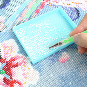 Diamond Painting Tools Kit Rhinestone Picker Tool with Drill Pen (Green)