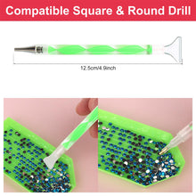 Load image into Gallery viewer, Diamond Painting Tools Kit Rhinestone Picker Tool with Drill Pen (Green)
