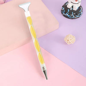 Diamond Painting Tools Kit Rhinestone Picker Tool with Drill Pen (Yellow)