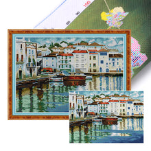 Load image into Gallery viewer, Quiet Bay (41*29CM ) 14CT 2 Stamped Cross Stitch

