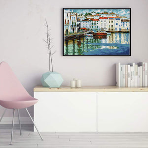 Quiet Bay (41*29CM ) 14CT 2 Stamped Cross Stitch