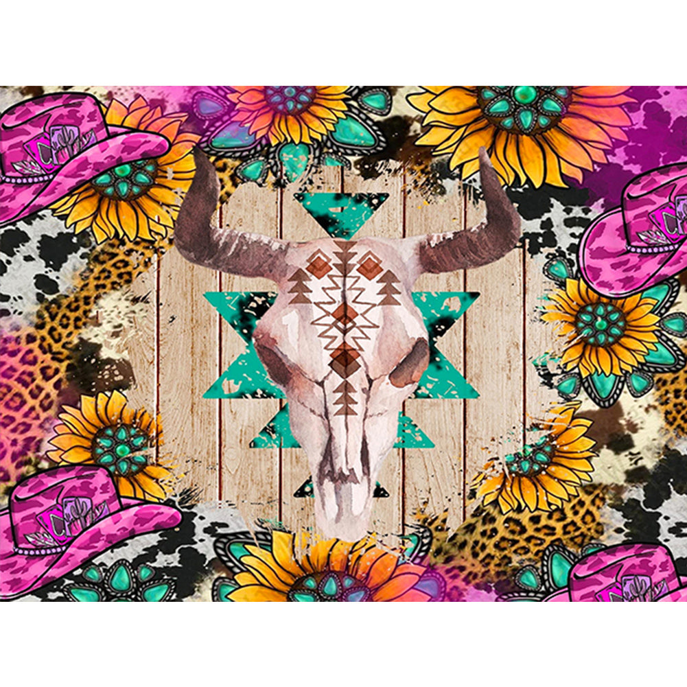 Western Cowboy Feelings 40*30CM(Canvas) Full Round Drill Diamond Painting