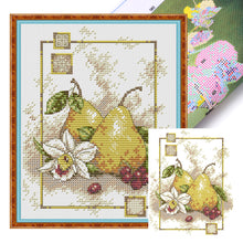 Load image into Gallery viewer, Pears (18*22CM ) 14CT 2 Stamped Cross Stitch
