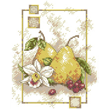 Load image into Gallery viewer, Pears (18*22CM ) 14CT 2 Stamped Cross Stitch
