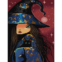 Load image into Gallery viewer, Night Elf (30*40CM ) 14CT 2 Stamped Cross Stitch
