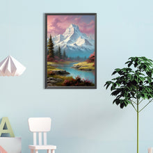 Load image into Gallery viewer, Snow Mountain 40*60CM(Canvas) Full Round Drill Diamond Painting
