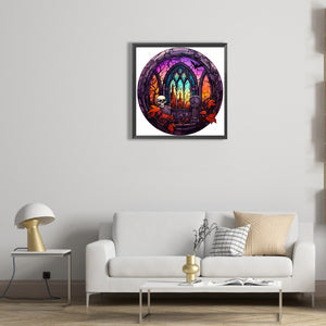 House Of Horror 30*30CM(Canvas) Full Round Drill Diamond Painting