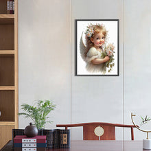 Load image into Gallery viewer, Angel Child 30*40CM(Canvas) Full Round Drill Diamond Painting
