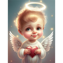 Load image into Gallery viewer, Angel Child 30*40CM(Canvas) Full Round Drill Diamond Painting
