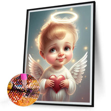 Load image into Gallery viewer, Angel Child 30*40CM(Canvas) Full Round Drill Diamond Painting
