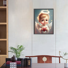 Load image into Gallery viewer, Angel Child 30*40CM(Canvas) Full Round Drill Diamond Painting
