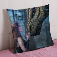 Load image into Gallery viewer, 17.72x17.72in Cross Stitch Pillow Cover with Zipper Handicraft Embroidery Pillow
