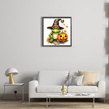 Load image into Gallery viewer, Halloween Pumpkin Frog 40*40CM(Canvas) Full Round Drill Diamond Painting

