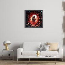 Load image into Gallery viewer, Fire Hero Firefighter 40*40CM(Canvas) Full Round Drill Diamond Painting
